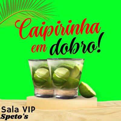 Imagem da notícia Apaixonado por caipirinha? Nesta sexta no Sala Vip Spetos ela sai em dobro!